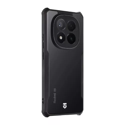 Tactical Quantum Stealth tok Xiaomi Redmi Note 14 Pro+ 5G készülékhez, átlátszó/fekete