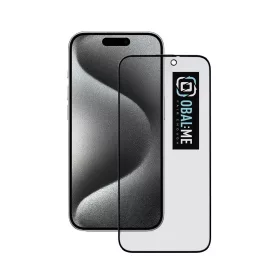   OBAL:ME Privacy 5D üveg kijelzővédő Apple iPhone 15 Pro készülékhez fekete