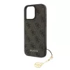 Guess 4G Charm tok iPhone 16 Pro Max készülékhez Tone on Tone barna