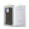 Guess 4G Charm tok iPhone 16 Pro Max készülékhez Tone on Tone barna