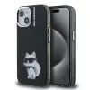 Karl Lagerfeld IML Aquarelle Choupette tok iPhone 15 készülékhez fekete
