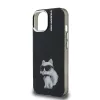 Karl Lagerfeld IML Aquarelle Choupette tok iPhone 15 készülékhez fekete