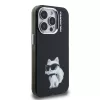 Karl Lagerfeld IML Aquarelle Choupette tok iPhone 15 Pro készülékhez fekete