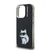 Karl Lagerfeld IML Aquarelle Choupette tok iPhone 15 Pro készülékhez fekete