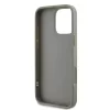 DKNY PU bőr Quilted Stack Logo tok iPhone 16 Pro készülékhez szürke