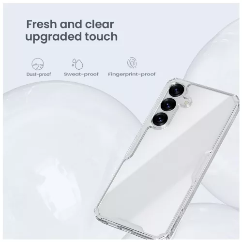Nillkin Nature TPU PRO tok Samsung Galaxy S25+ készülékhez átlátszó
