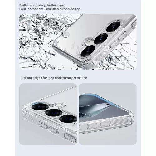 Nillkin Nature TPU PRO tok Samsung Galaxy S25+ készülékhez átlátszó