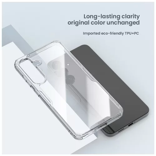 Nillkin Nature TPU PRO tok Samsung Galaxy S25+ készülékhez átlátszó