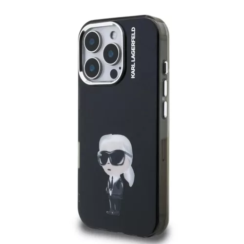 Karl Lagerfeld IML Aquarelle Karl tok iPhone 16 Pro Max készülékhez fekete