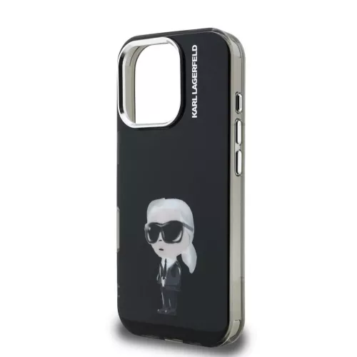 Karl Lagerfeld IML Aquarelle Karl tok iPhone 16 Pro Max készülékhez fekete