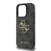 Guess PU 4G Metal Logo tok iPhone 16 Pro készülékhez szürke