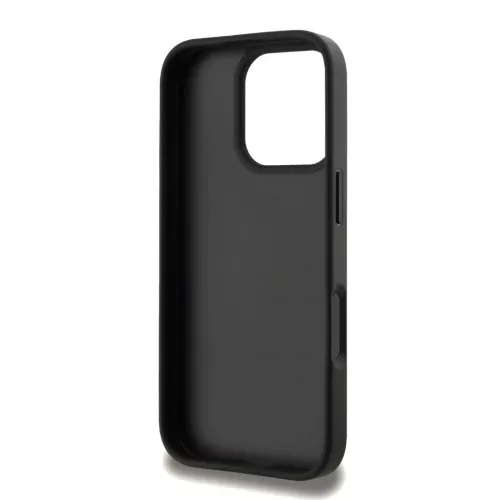Guess PU 4G Metal Logo tok iPhone 16 Pro készülékhez szürke