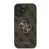 Guess PU 4G Metal Logo tok iPhone 16 készülékhez barna