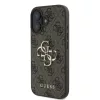 Guess PU 4G Metal Logo tok iPhone 16 készülékhez barna