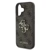 Guess PU 4G Metal Logo tok iPhone 16 készülékhez barna