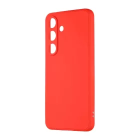   OBAL:ME Matte TPU tok a Samsung Galaxy S25 készülékhez piros