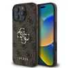 Guess PU 4G Metal Logo tok iPhone 16 Pro Max készülékhez barna
