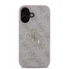 Guess PU 4G Metal Logo tok iPhone 16 készülékhez rózsaszín