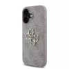 Guess PU 4G Metal Logo tok iPhone 16 készülékhez rózsaszín