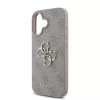 Guess PU 4G Metal Logo tok iPhone 16 készülékhez rózsaszín