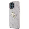 Guess PU 4G Metal Logo tok iPhone 16 Pro készülékhez rózsaszín
