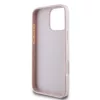 Guess PU 4G Metal Logo tok iPhone 16 Pro készülékhez rózsaszín