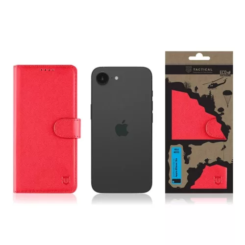 Tactical Field Notes Apple iPhone 16e/17e készülékhez piros