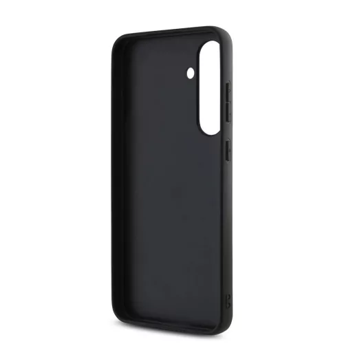 Guess PU 4G Metal Logo tok Samsung Galaxy S24 FE készülékhez szürke