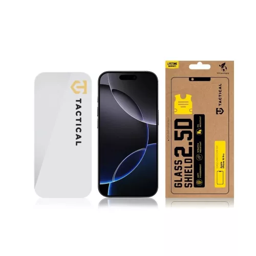 Tactical Glass Shield 2.5D Apple iPhone 16 Pro készülékhez átlátszó