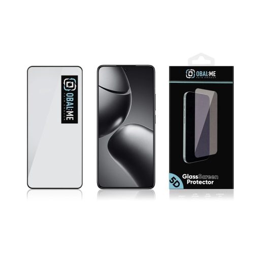 OBAL:ME 5D üveg kijelzővédő Xiaomi 14T/14T Pro készülékhez fekete