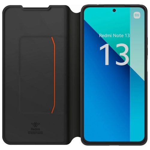 Made for Xiaomi könyv tok nyaklánccal – Xiaomi Redmi Note 13 4G készülékhez fekete