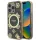Guess IML 4G Peony MagSafe tok iPhone 16 Pro készülékhez barna