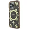 Guess IML 4G Peony MagSafe tok iPhone 16 Pro készülékhez barna