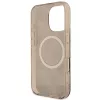 Guess IML 4G Peony MagSafe tok iPhone 16 Pro készülékhez barna