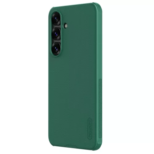 Nillkin Super Frosted PRO háttó tok Samsung Galaxy S25 készülékhez sötét zöld