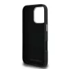 Karl Lagerfeld Grained PU K&CH Heads tok iPhone 16 Pro készülékhez fekete