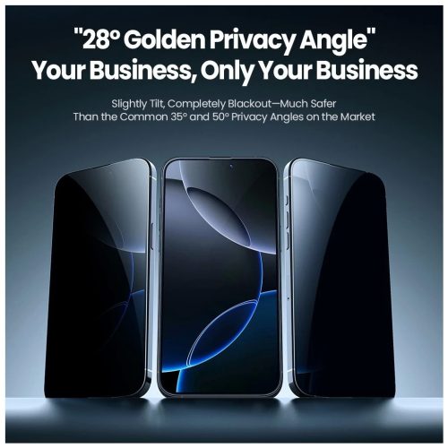 Nillkin Tempered Glass 0.25mm Guardian 2.5D kijelzővédő Apple iPhone 16 Pro Max készülékhez fekete (with applicator)