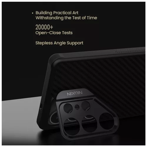 Nillkin CarboProp Aramid Magnetic tok Samsung Galaxy S25 Ultra készülékhez fekete