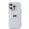 Karl Lagerfeld IML Karl Head Metal Frame MagSafe tok iPhone 15 Pro Max készülékhez átlátszó