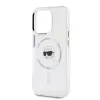 Karl Lagerfeld IML Karl Head Metal Frame MagSafe tok iPhone 15 Pro Max készülékhez átlátszó