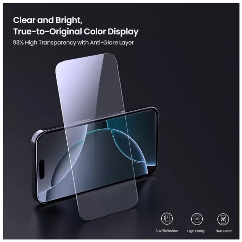 Nillkin edzett üveg 0.2mm H+ PRO 2.5D Apple iPhone 16 Pro Max készülékhez (applikátorral)