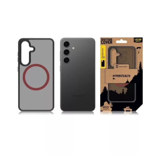 Tactical MagForce Hyperstealth 2.0 tok Samsung Galaxy S24 készülékhez fekete/piros