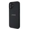Guess PU Grained Classic Logo MagSafe tok iPhone 16 készülékhez fekete