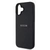 Guess PU Grained Classic Logo MagSafe tok iPhone 16 készülékhez fekete