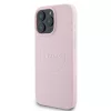 Guess PU Grained Classic Logo MagSafe tok iPhone 16 Pro készülékhez rózsaszín