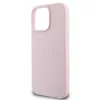 Guess PU Grained Classic Logo MagSafe tok iPhone 16 Pro készülékhez rózsaszín