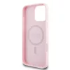 Guess PU Grained Classic Logo MagSafe tok iPhone 16 Pro készülékhez rózsaszín