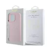 Guess PU Grained Classic Logo MagSafe tok iPhone 16 Pro készülékhez rózsaszín