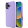 Guess PU Grained Classic Logo MagSafe tok iPhone 16 készülékhez lila