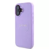 Guess PU Grained Classic Logo MagSafe tok iPhone 16 készülékhez lila